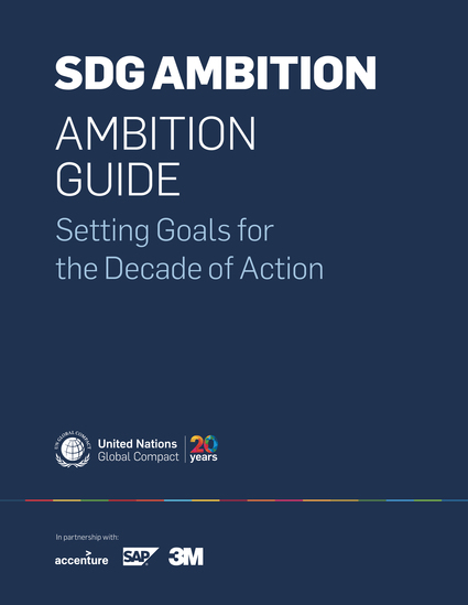 Ambition Guide: Setting Goals for the Decade of Action